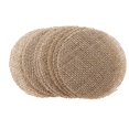 thumbnail image 3 of yuksok 8Pieces Rustique Toile de Jute Hessian Pièces Rondes Couture Bricolage Makings Mariage, 3 of 6