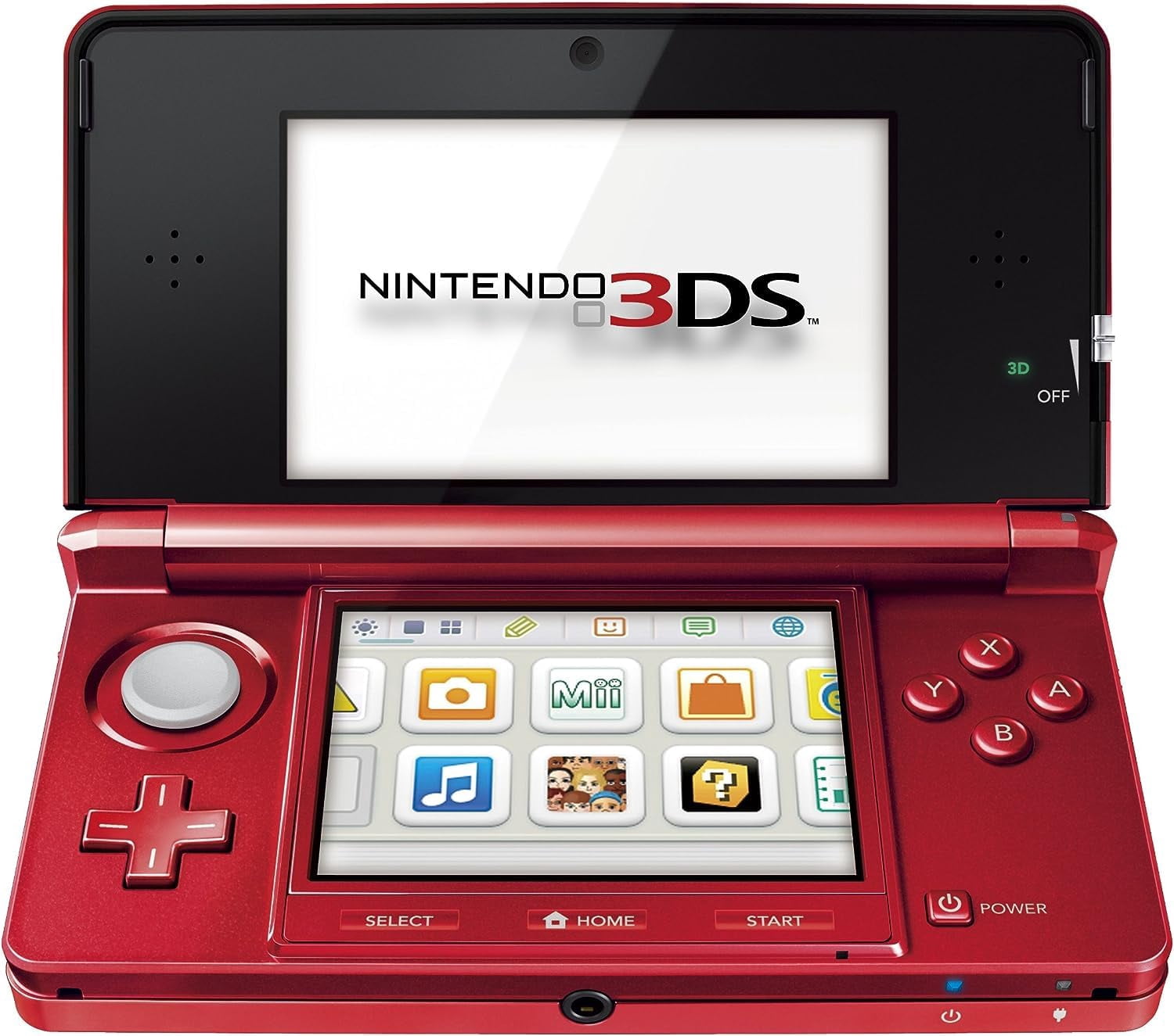 任天堂 3DS  レッド Nintendo 3DS Handheld Console – Metallic Red (Pre-Owned, Good