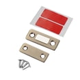 thumbnail image 2 of Vrorvz Magnetic Cabinet Door Petch Stainless Steel Strong Adhesion 0.2 in Thin Design Easy Installation with Double Sided Tape for Closets RVs Drawers Cupboards Bookcases, 2 of 3