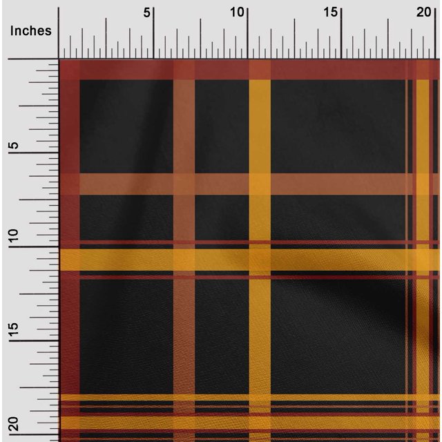 oneOone Cotton Poplin Fabric Madras Check Print Fabric BTY 56 Inch Wide