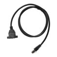thumbnail image 2 of Peahefy Ethernet Splitter,Ethernet Connector RJ45 Cat6 Cord 1Meter Male To Female LAN Cable With Fixing Base Screw Hole,Ethernet Extender, 2 of 8