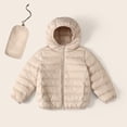 thumbnail image 2 of Tranfacy Kids Packable Hooded Puffer Jacket for 2-14 Years Lightweight Zipper Pocket with Storage Bag, 2 of 6