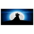 thumbnail image 2 of Couple Embrace in Night - Large Romantic Canvas Art Print, 2 of 3