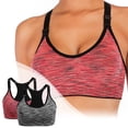 thumbnail image 2 of AWZXDE Soutiens-Gorge de Sport de Performance pour Femmes Design Sans Coutures Haut de Yoga, Course et Mise en Forme 2 Pack 2 Pcs, 2 of 8