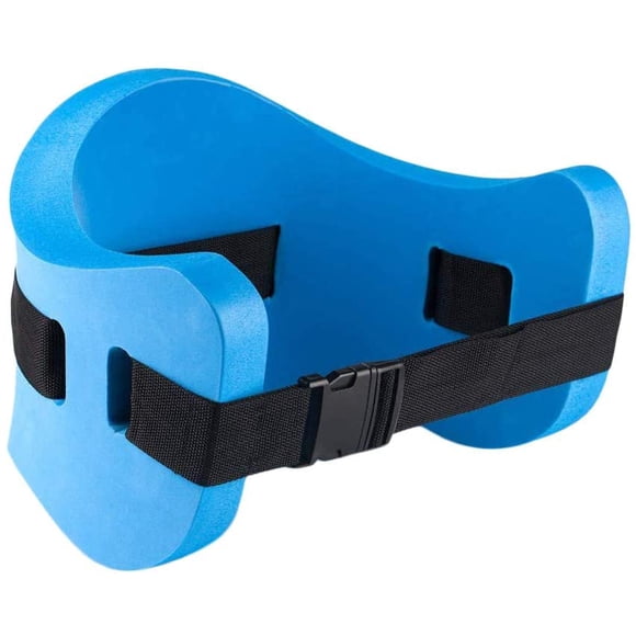 Swim Floating Belt - Water Aerobics Exercise Belt - Aqua Fitness Foam Flotation Aid - Swim Training Equipment for Low Impact Swimming Pool Workouts & Physical Therapy Blue