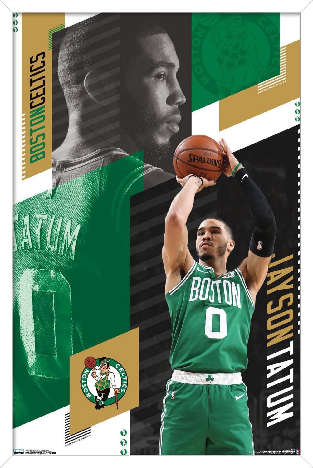 NBA Boston Celtics - Jayson Tatum 19 Wall Poster, 22.375" x 34"