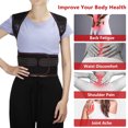 thumbnail image 2 of Soothing Back Support Belt  Self Heating Back Support  Waist Brace Soothing Back Support Belt Self Heating Back Support Waist Brace 108pcs Magnets 5pcs Detachable Shaping Plates, 2 of 8