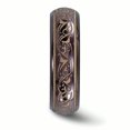thumbnail image 3 of Edward Mirell Black Ti Domed Anodized Copper Color 6mm Band Size 9, 3 of 4