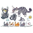 thumbnail image 2 of Binwennn Cute Car Stickers Candy Store for Photography Train Stickers Scratch Cat Car Stickers Cute Cat Car Stickers And Stickers Cat Bumper Stickers Funny Vehicle Window Stickers Car, 2 of 3