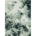 thumbnail image 1 of HomeRoots 354139 6 ft. 7 in. x 9 ft. 6 in. Polyester Silver Area Rug, 1 of 1