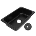thumbnail image 2 of 10.43x6.38x2.56in Drop in Bar Sink, 304 Stainless Steel Handmade Single Bowl Kitchen RV Sink with 40mm Sewer Outlet, RV 304 Stainless Sink Kitchen Rectangular Hand Wash, 2 of 7