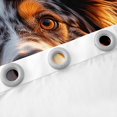 thumbnail image 4 of Cute Dog Window Drapes Block 30%-50% Light,Red Rose Blossoms Kitchen Window Treatments 42Wx63L Inches,Cartoon Animals Decor Window Curtains, 4 of 6