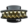 thumbnail image 1 of CARAVAN Caravan Gold Hair Claw With Alex Decoration Tortoise Shell Pair, 1 of 1