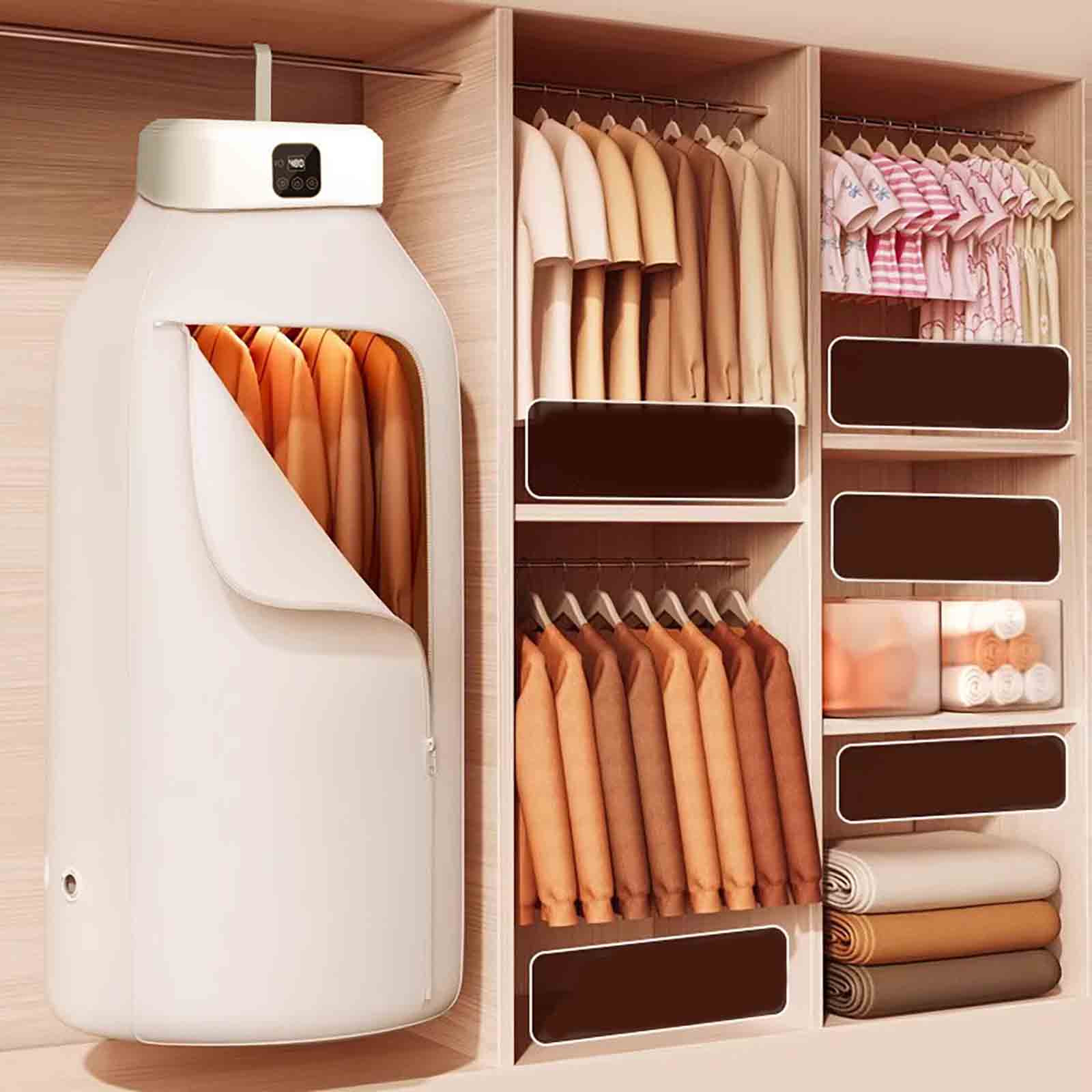 EGNMCR Iron Intelligent, Convenient, And Quick-Drying Household Clothes Dryer Foldable Storage For Baby Clothes Dormitory Dryer Household clothes dryer