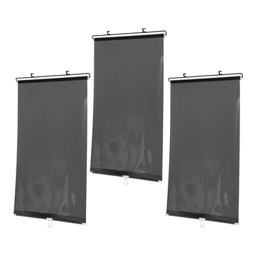 LEEYNEER 3 Pcs Stores Enrouleurs d'Extérieur pour Patio Rideaux Pare-Soleil avec Conception Imperméable et Minimaliste