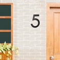 thumbnail image 5 of EGNMCR 5 Inch Modern Metal House Numbers Black Door Number House Address Letters And Numbers For Outside Signs Door number sign, 5 of 5