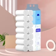 Herunwer Toilet Paper 14 rolls -Layer Hotel Coreless for Bathroom Toilet Home Tissue Paper Office Household Toilet Paper