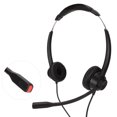 thumbnail image 4 of 3.5mm Office Headset, Double Sided Headset Comfortable With HD Stereo Sound For Online Courses For Call Center, 4 of 8