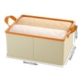 thumbnail image 3 of Liquidation des Offres du Jour! Boîte de Rangement Pliable pour Garde-Robe, Panier de Rangement pour Vêtements Boîte de Rangement Vêtements Divers Pantalon Accessoire de Rangement, 3 of 3