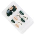 thumbnail image 3 of relayinert False Nail Removable Wearable Simple to Apply Smooth Surface Various Shapes Fake Fingernail Strong Viscosity Charming Paster 21, 3 of 7