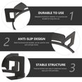 thumbnail image 4 of SKISUNO 1Pcs Gas Cooker Bracket Black Square High Duty for Gas Stove Accessories, 4 of 5
