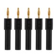 thumbnail image 2 of Fiche Banane Convertisseur, Fiche Banane Convertisseur, 5 Pcs Fiches Banane à Vis 4 mm 2 mm vers 4 mm Fiche Banane Convertisseur Connecteur de Haut-Parleur Banane, Multimètres, 2 of 8