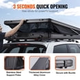 thumbnail image 4 of VEVOR Rooftop Tent Hard Shell 2-3 Person Waterproof for Jeep SUV Truck w/ Ladder, 4 of 9