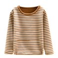thumbnail image 2 of Infant Kids Tops Solid Color Toddler Long Sleeve Tops New Arrivals Plus Size Long Sleeve Tops For Child, 2 of 3