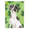 thumbnail image 1 of Carolines Treasures CK1806GF Shamrocks English Pointer Garden Size Flag, 1 of 3