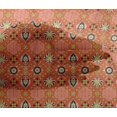 thumbnail image 5 of oneOone Viscose Chiffon Orange Fabric Block Fabric For Sewing Printed Craft Fabric By The Yard 42 Inch Wide, 5 of 5
