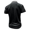 thumbnail image 4 of DPTALR Hommes Affaires Décontracté Faddish Manches Courtes Col Rabattu Chemise Chemisier Blouse, 4 of 5