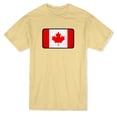 thumbnail image 1 of T-shirt pour Homme avec Tampon de Boîte Drapeau du Canada, 1 of 1