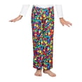 thumbnail image 1 of Up Past 8 Pantalon de Pyjama pour Filles en Peluche Duveteuse Vêtements de Nuit Pantalon Amusant, 1 of 6