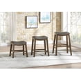 thumbnail image 3 of Topline Home Furnishings Pub Height Stool, Faux Leather, 3 of 5