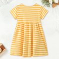 thumbnail image 5 of MIASHUI Robes de Pâques pour Filles, Robes Décontractées à Manches Courtes avec Lapin, Jaune, 2-3 Ans, 5 of 5