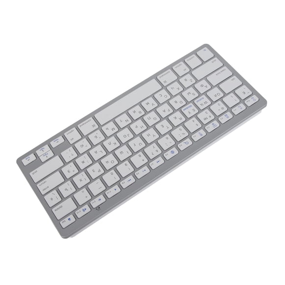 Cordless Keyboard Mini, Keys Ultra Thin Portable F30 Frontgrill 78 Computer Accessories Peripherals Strebe White Keyboards for OS X IOS WindowsKorean