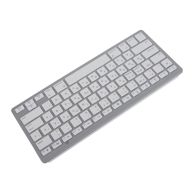 Cordless Keyboard Mini, Keys Ultra Thin Portable F30 Frontgrill 78 Computer Accessories Peripherals Strebe White Keyboards for OS X IOS WindowsKorean