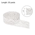 thumbnail image 2 of Unique Bargains Lace Ribbon 30 Yards 1.2 Inch Cotton Lace Trim for Craft,Gift Wrappers,Headbands,White Style 11, 2 of 5