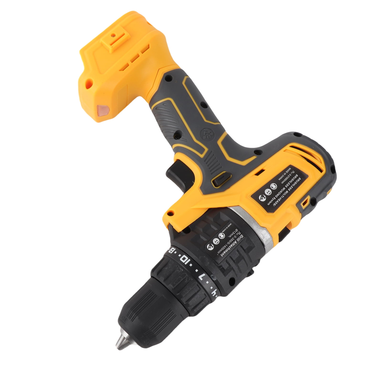 20V Cordless Power Tool Combo Kit Drill and Angle Grinder Set with Brushless Motor for Drilling Cutting Grinding