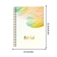 thumbnail image 2 of TopLLC English Schedule A5 Plan Book With Separating Pages Plan Notebook Coil Book, 2 of 9