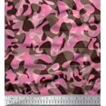 thumbnail image 1 of Soimoi Polyester Crepe Fabric Two Tone Camouflage Print Sewing Fabric Yard 52 Inch Wide, 1 of 3