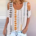 thumbnail image 5 of Birdeem Fashion Woman Round Neck Printing Short Sleeve T Shirt Blouse Tops Sweatshirt, 5 of 5