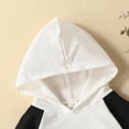 thumbnail image 4 of Birdeem Autumn Spring Baby Girls Boys Cute Romper Long Sleeve Patchwork Hooded Button Pocket Sweatshirt Jumpsuits, 4 of 9