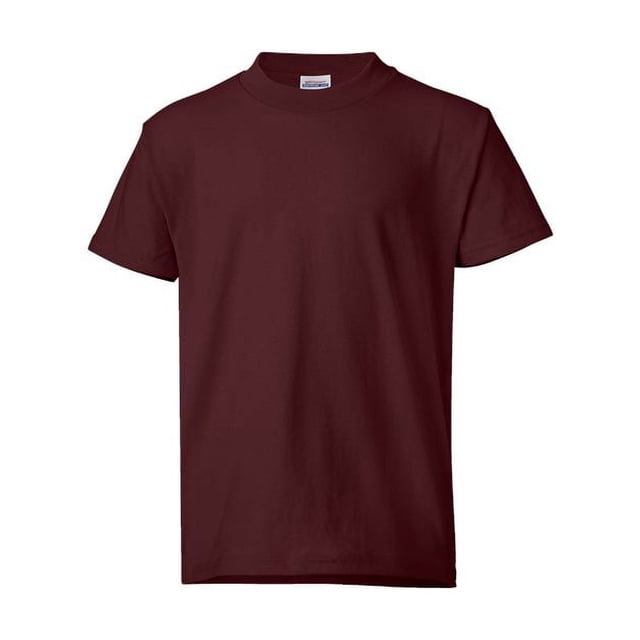 Hanes Garçon ComfortBlend EcoSmart Col Ras du Cou, L, Bordeaux
