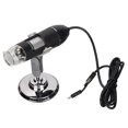 thumbnail image 3 of 8 LED Digital Microscope, 50x-1600x 15-40mm/0.6-1.6in Adjustable 3 In 1 Microscope Black Portable  For, 3 of 8