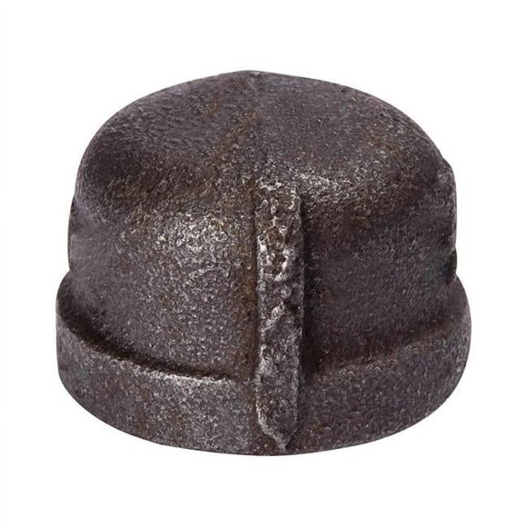 B & K Products 4908489 Southland 4 in. FPT Black Malleable Iron Cap
