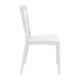 thumbnail image 4 of Compamia Chaise de Salle à Manger de Patio Napoleon, Blanche, 4 of 10