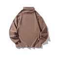 thumbnail image 3 of UKLSQMA Chemise à Manches Longues pour Hommes, Mode Décontractée Col Roulé T-shirt à Manches Longues Pull Base Col Montant, 3 of 3