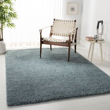 SAFAVIEH August Carlene Solid Plush Shag Area Rug