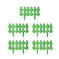thumbnail image 2 of Animal Barrier Fence, Flower Edging Panel Edging Ornament Multipurpose Garden Edging Border, Garden Fencing for Garden Yard Backyard Driveway 5Pcs Green, 2 of 10